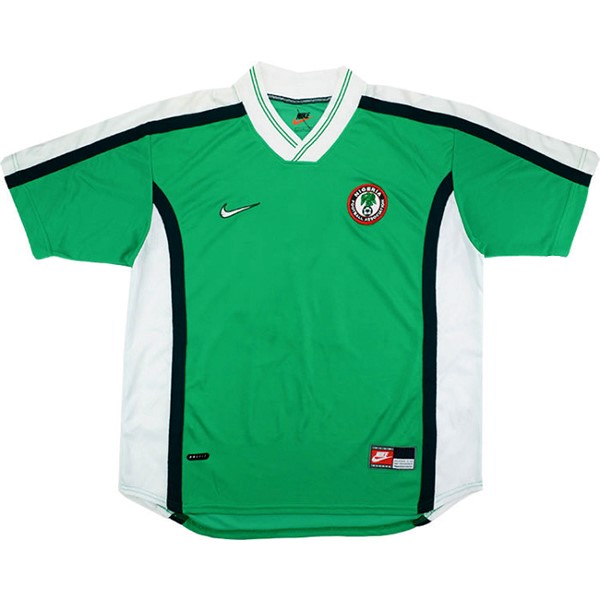 Tailandia Camiseta Nigeria Primera Equipación Retro 1998 Verde